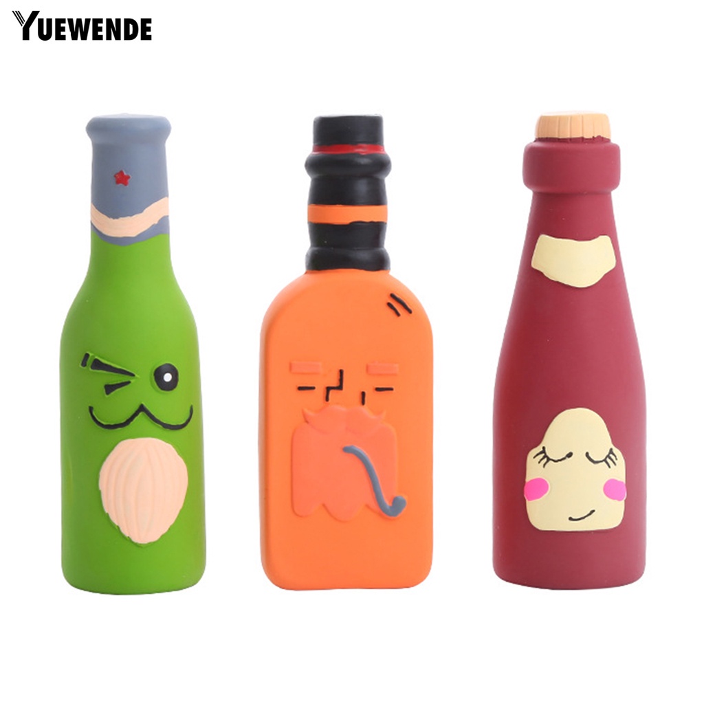 Đồ Chơi Bóp Phát Ra Tiếng Kêu Chống Cắn Chống Ăn Mòn Hình Bình Sữa Đáng Yêu Cho Cún Cưng