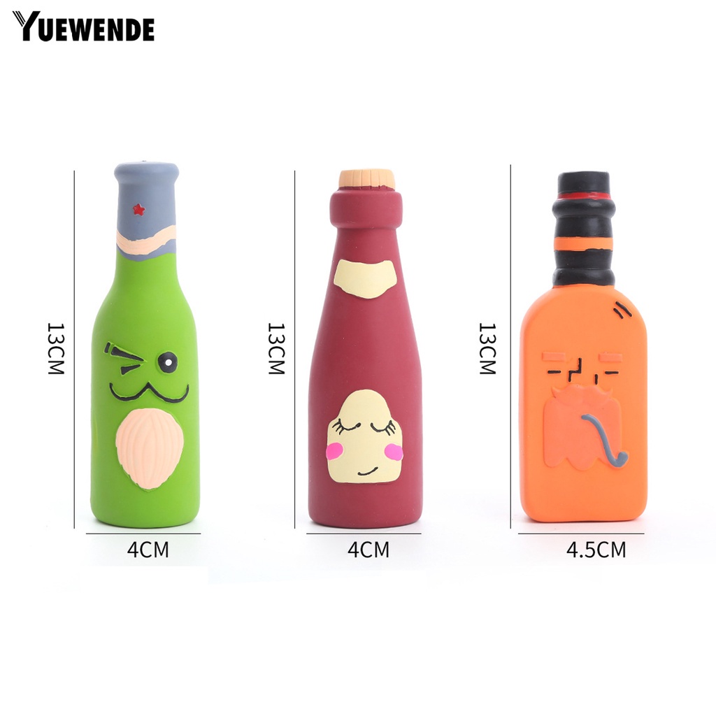 Đồ Chơi Bóp Phát Ra Tiếng Kêu Chống Cắn Chống Ăn Mòn Hình Bình Sữa Đáng Yêu Cho Cún Cưng