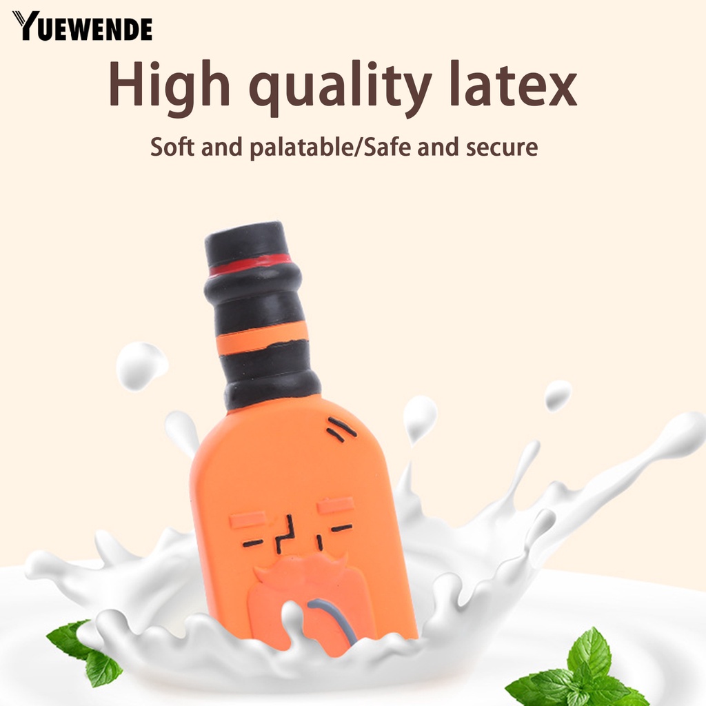 Đồ Chơi Bóp Phát Ra Tiếng Kêu Chống Cắn Chống Ăn Mòn Hình Bình Sữa Đáng Yêu Cho Cún Cưng