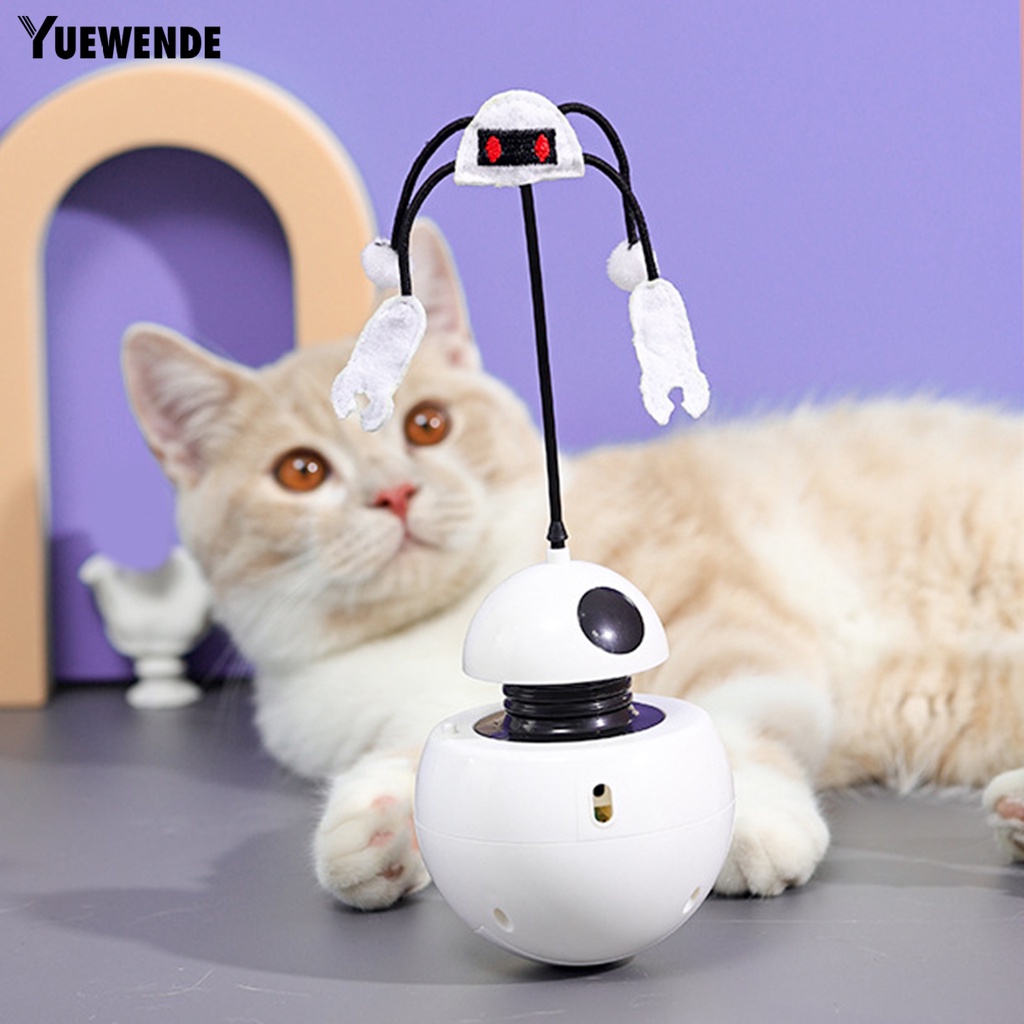 Gậy Đồ Chơi Bằng Điện Xoay 360 Độ Hình Dạng Dễ Thương Cho Mèo Cưng