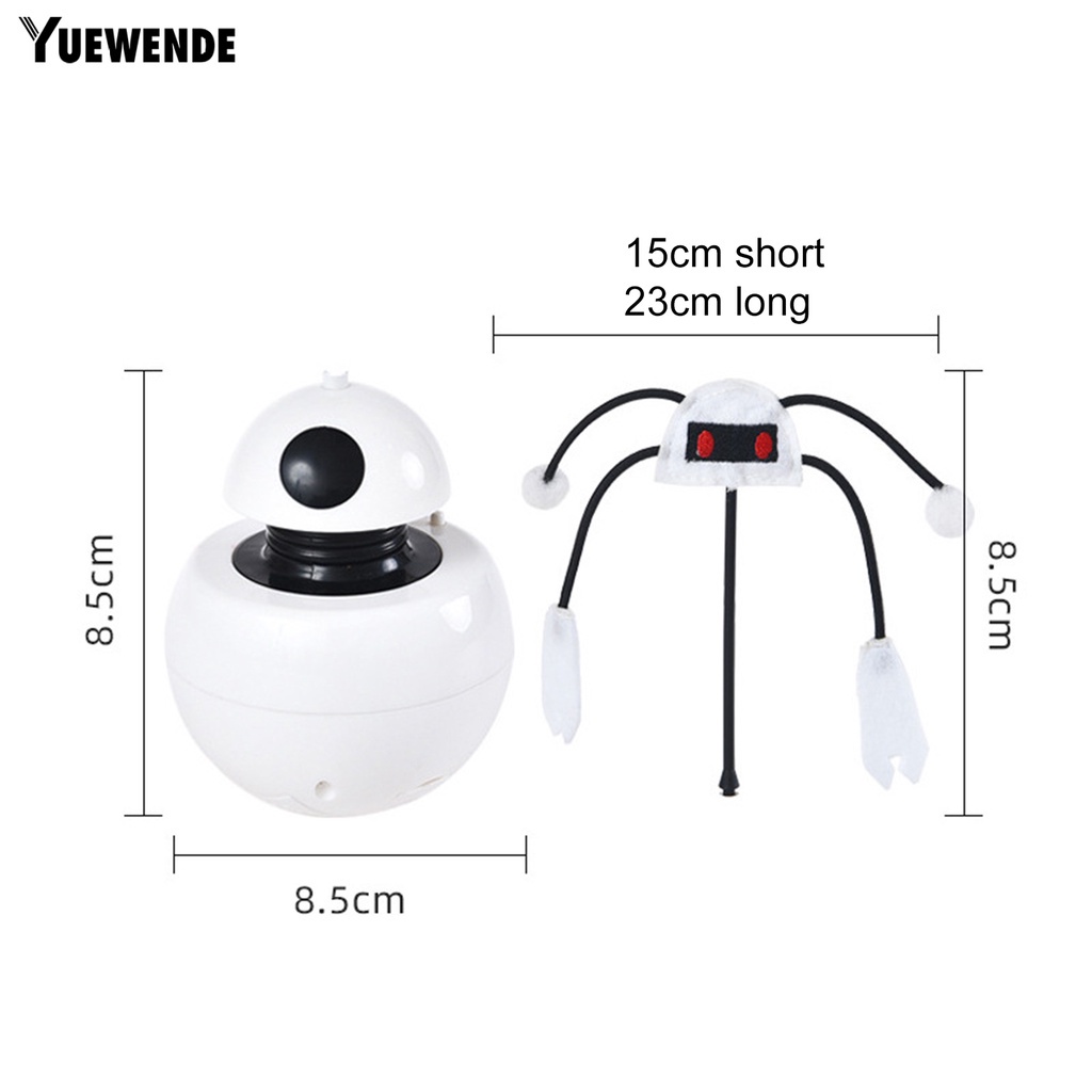 Gậy Đồ Chơi Bằng Điện Xoay 360 Độ Hình Dạng Dễ Thương Cho Mèo Cưng