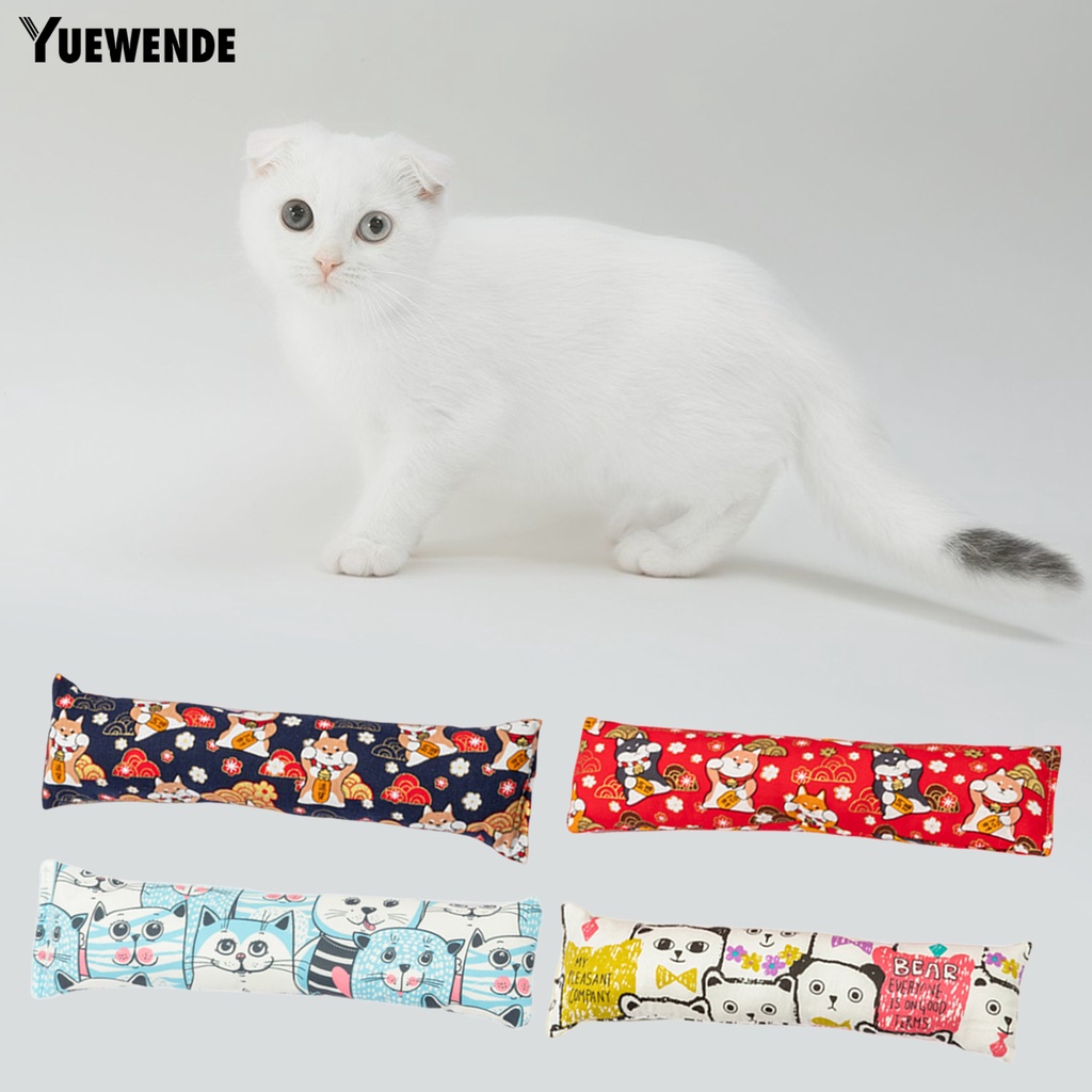 Yr.t Đồ Chơi Bắt Mắt Mềm Mại Chống Cắn In Họa Tiết Hoạt Hình Dành Cho Mèo Cưng