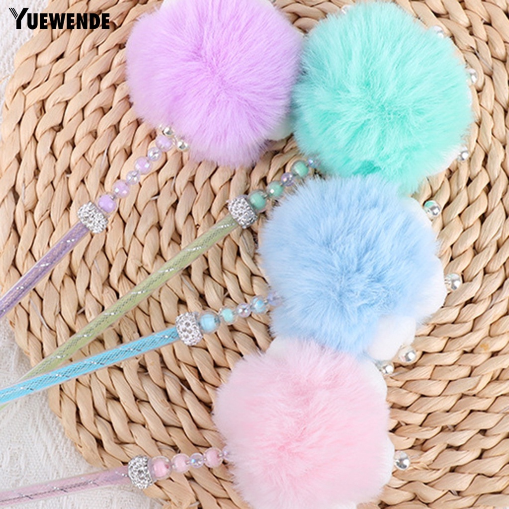 Gậy Trêu Mèo Bằng Pha Lê Giả Có Chuông Và Bóng Lông Mềm Mại Giảm Căng Thẳng Đa Năng