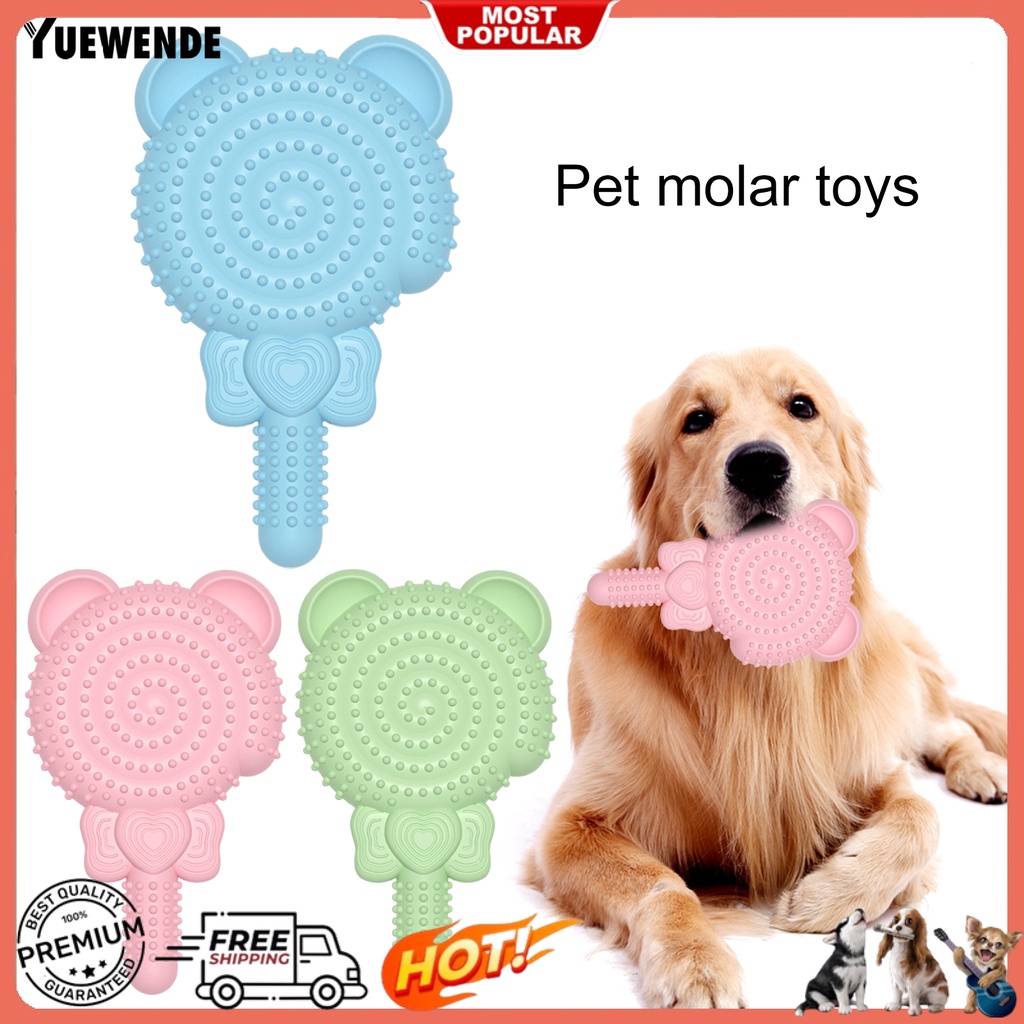 Đồ Chơi Que Mài Răng Hình Kẹo Mút Màu Sắc Tương Tác Giúp Huấn Luyện Thú Cưng