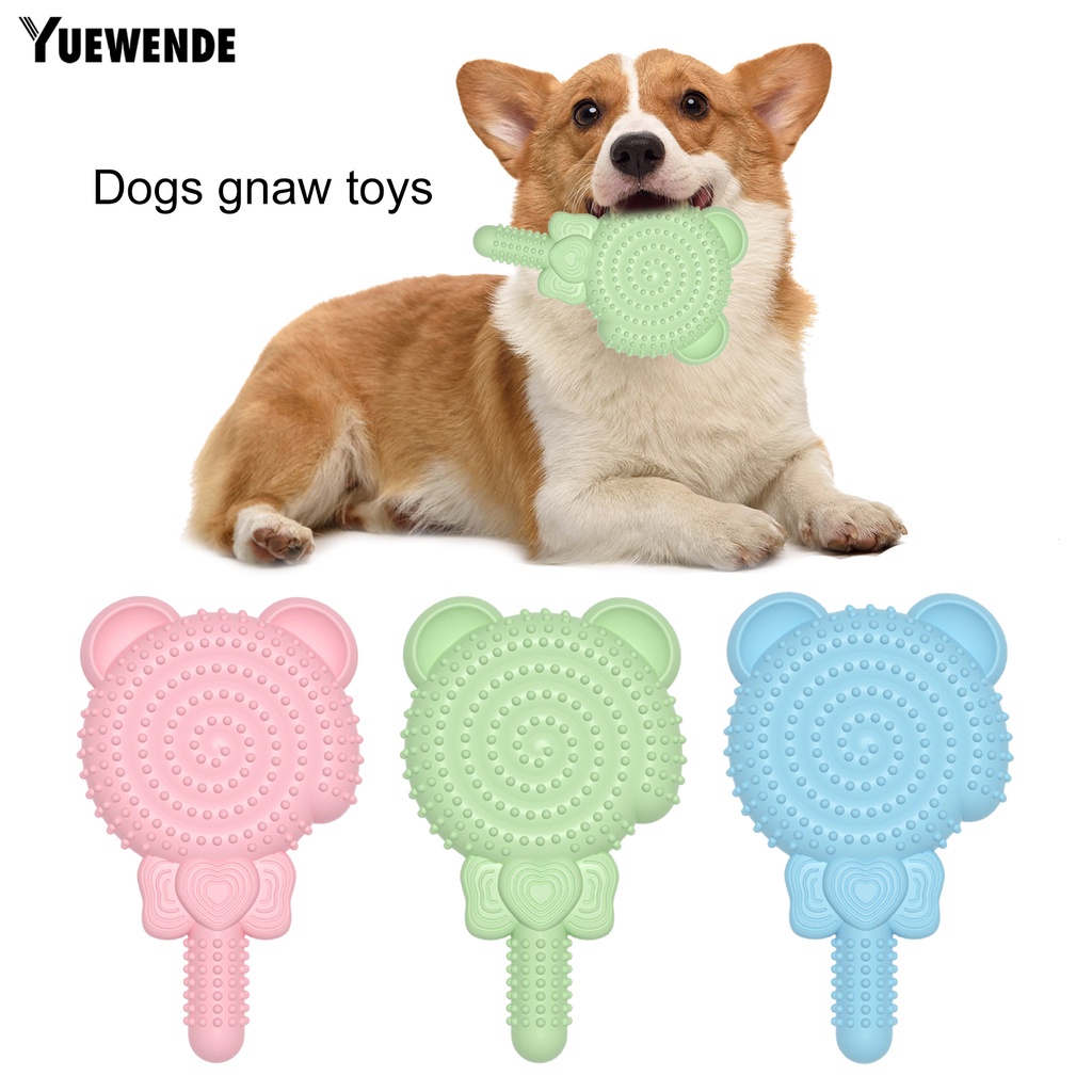 Đồ Chơi Que Mài Răng Hình Kẹo Mút Màu Sắc Tương Tác Giúp Huấn Luyện Thú Cưng