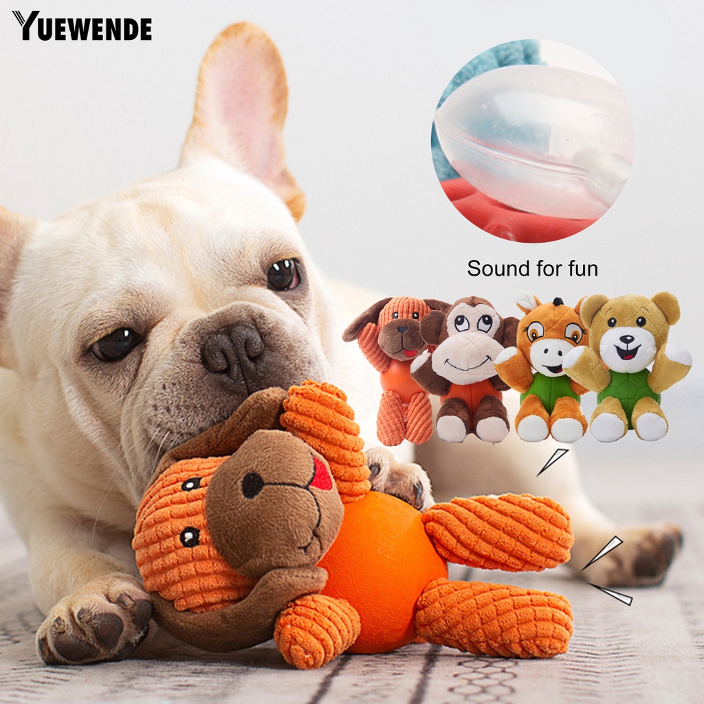 Đồ Chơi Nhồi Bông Phát Ra Âm Thanh Hình Động Vật Dễ Thương Cho Thú Cưng
