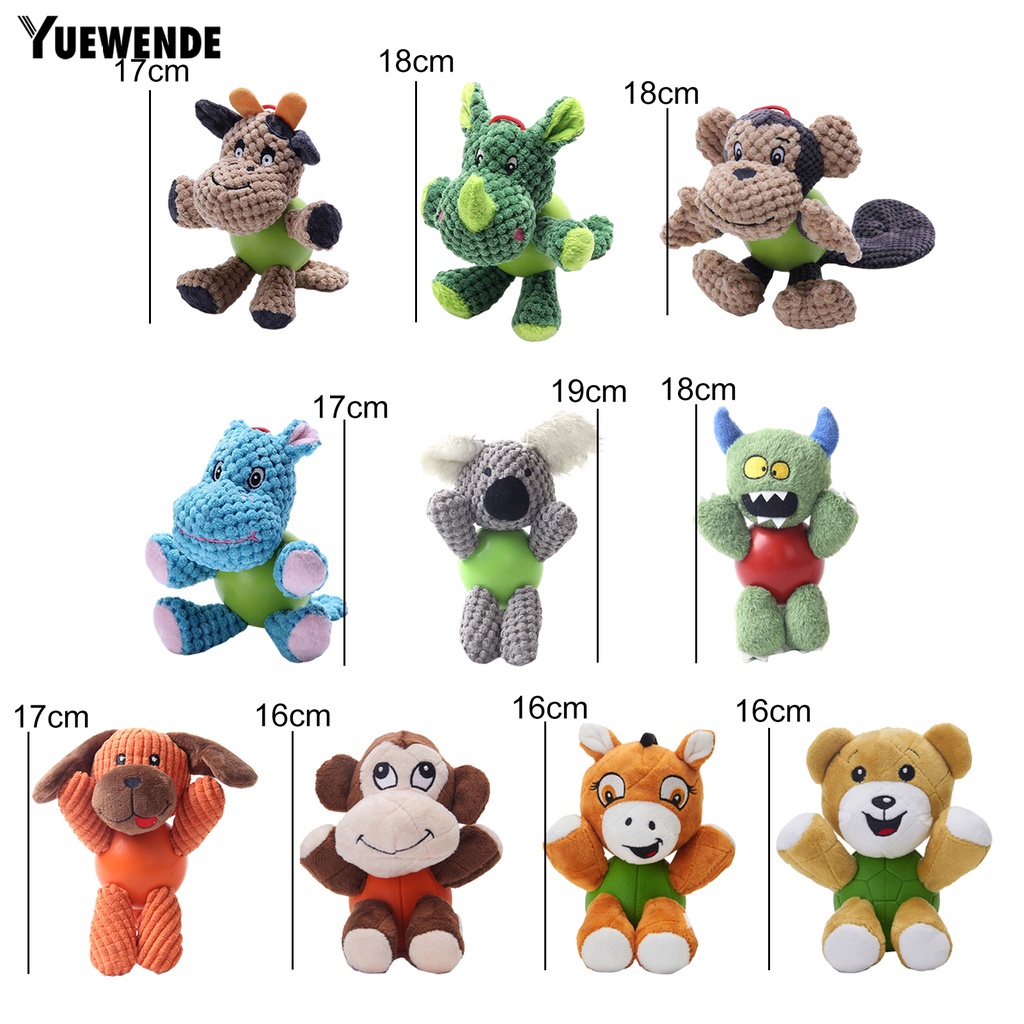 Đồ Chơi Nhồi Bông Phát Ra Âm Thanh Hình Động Vật Dễ Thương Cho Thú Cưng