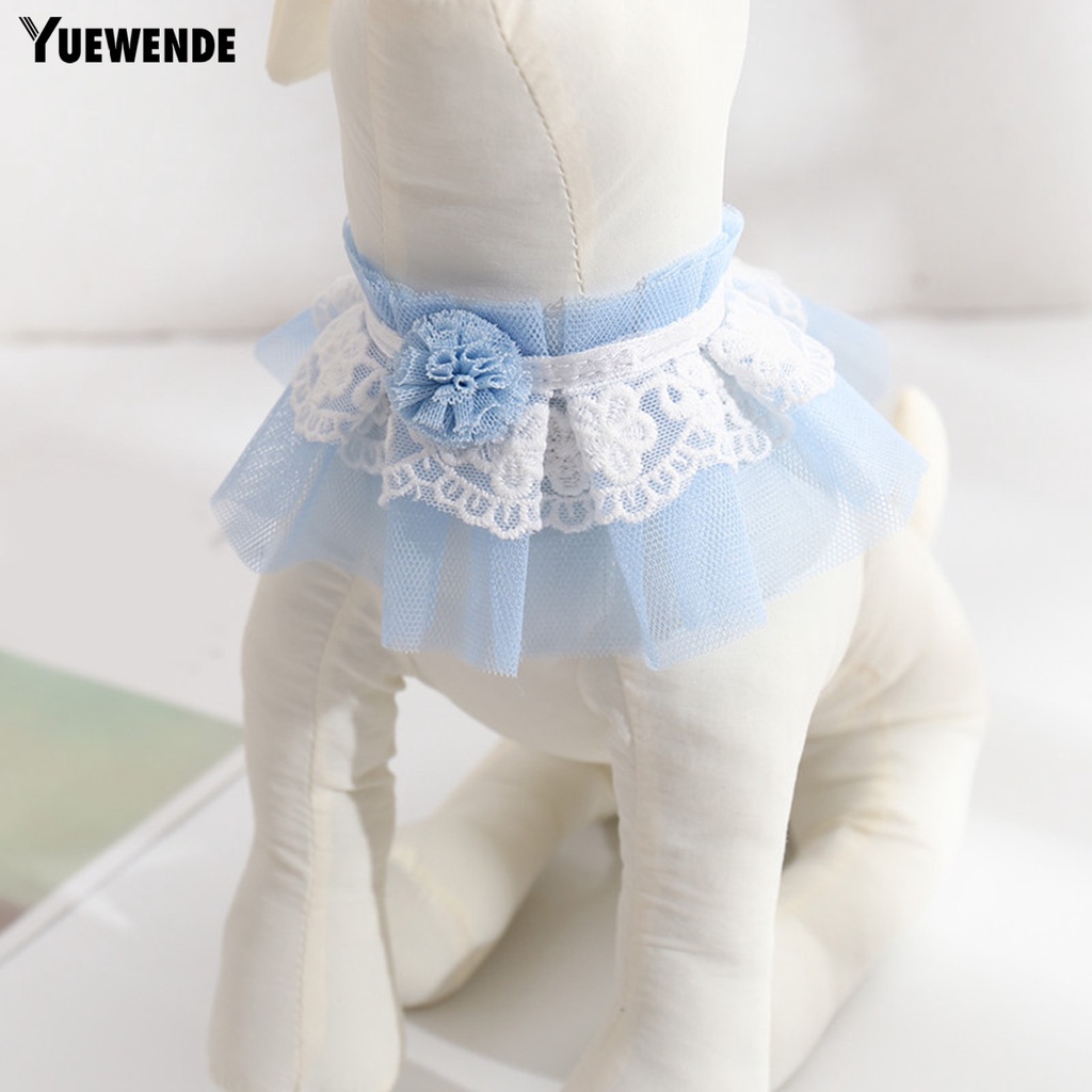 Yr.t Vòng Cổ Siêu Mềm Chống Mài Mòn Phối Lưới Dùng Làm Đạo Cụ Chụp Ảnh Hằng Ngày Cho Thú Cưng