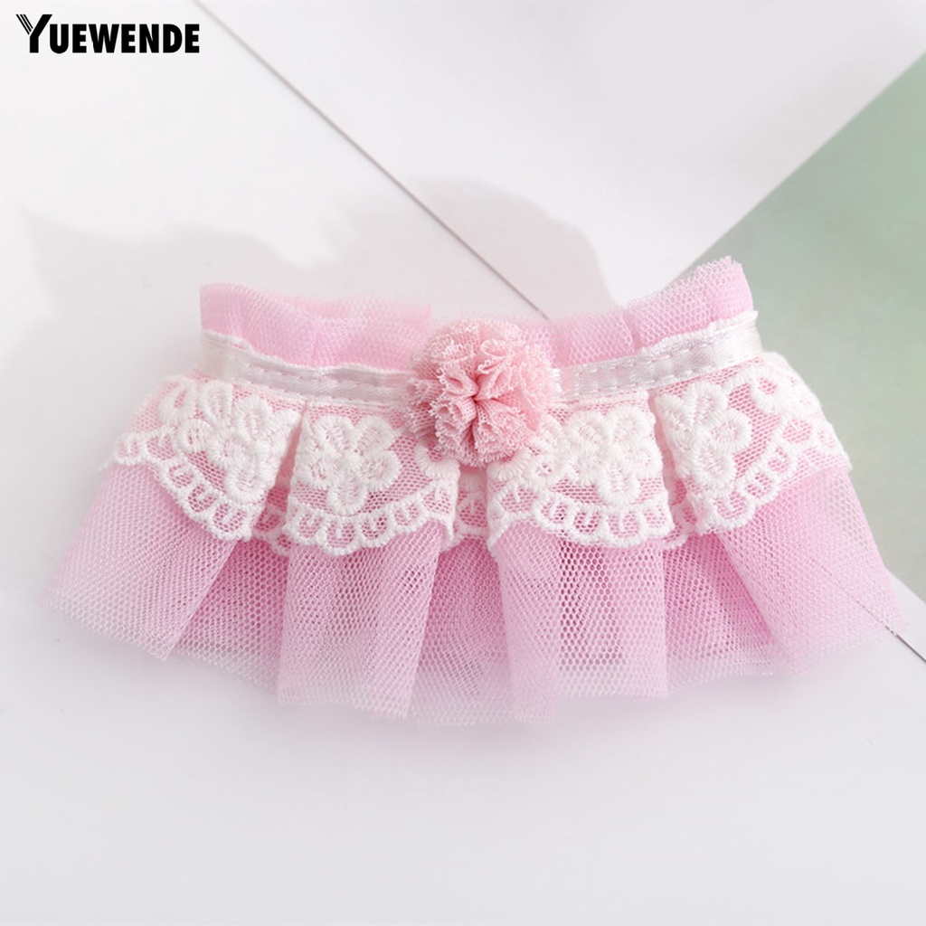 Yr.t Vòng Cổ Siêu Mềm Chống Mài Mòn Phối Lưới Dùng Làm Đạo Cụ Chụp Ảnh Hằng Ngày Cho Thú Cưng