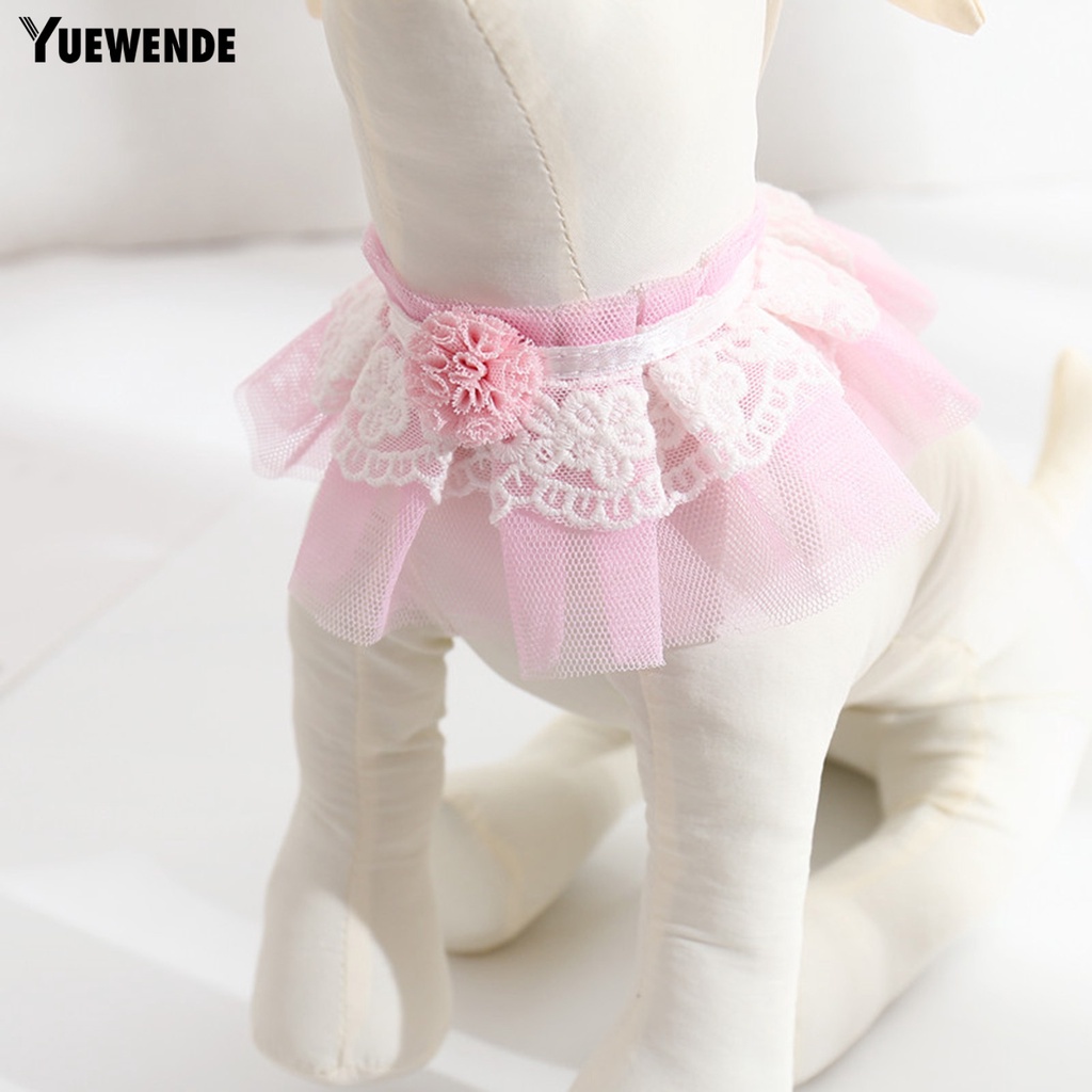 Yr.t Vòng Cổ Siêu Mềm Chống Mài Mòn Phối Lưới Dùng Làm Đạo Cụ Chụp Ảnh Hằng Ngày Cho Thú Cưng