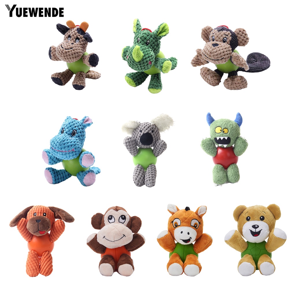 Đồ Chơi Nhồi Bông Phát Ra Âm Thanh Hình Động Vật Dễ Thương Cho Thú Cưng