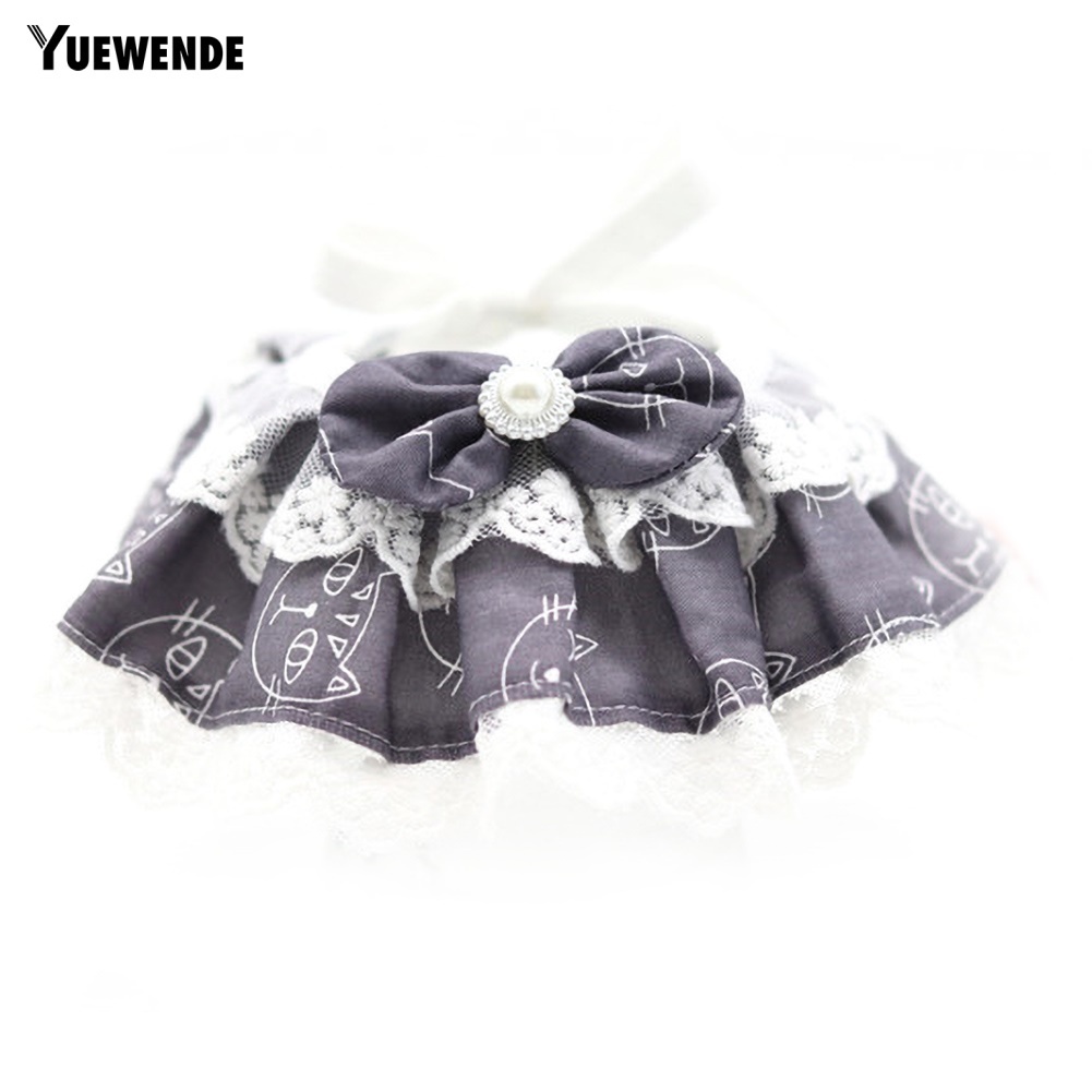 Vòng Cổ Họa Tiết Hoa Thắt Nơ Xinh Xắn Cho Thú Cưng