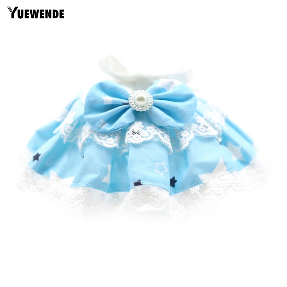 Vòng Cổ Họa Tiết Hoa Thắt Nơ Xinh Xắn Cho Thú Cưng