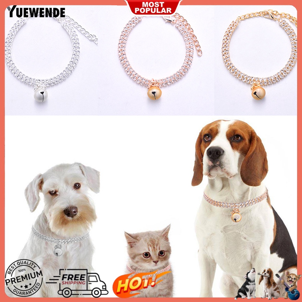 Vòng Cổ Đính Đá Lấp Lánh Thanh Lịch Dành Cho Thú Cưng