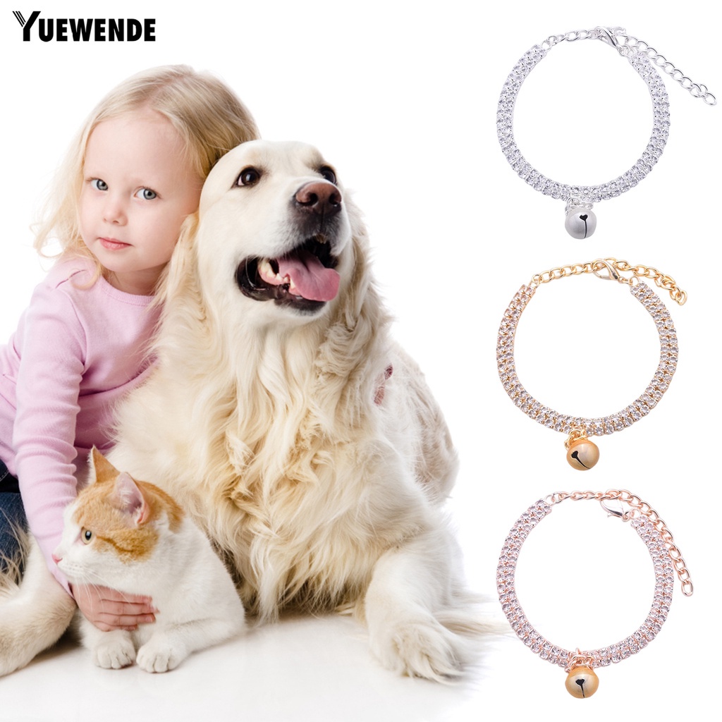 Vòng Cổ Đính Đá Lấp Lánh Thanh Lịch Dành Cho Thú Cưng