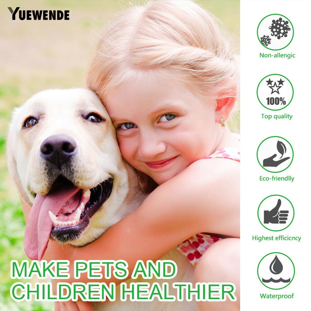 Vòng Cổ Chống Bọ Chét / Côn Trùng Không Thấm Nước Có Thể Điều Chỉnh Được Cho Thú Cưng