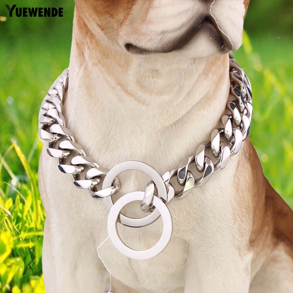 Yr.t Vòng Cổ Bằng Thép Không Gỉ Chống Chó Mèo Chống Bỏng Không Thể Tháo Rời Cho Thể Thao
