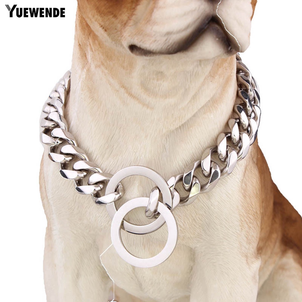Yr.t Vòng Cổ Bằng Thép Không Gỉ Chống Chó Mèo Chống Bỏng Không Thể Tháo Rời Cho Thể Thao