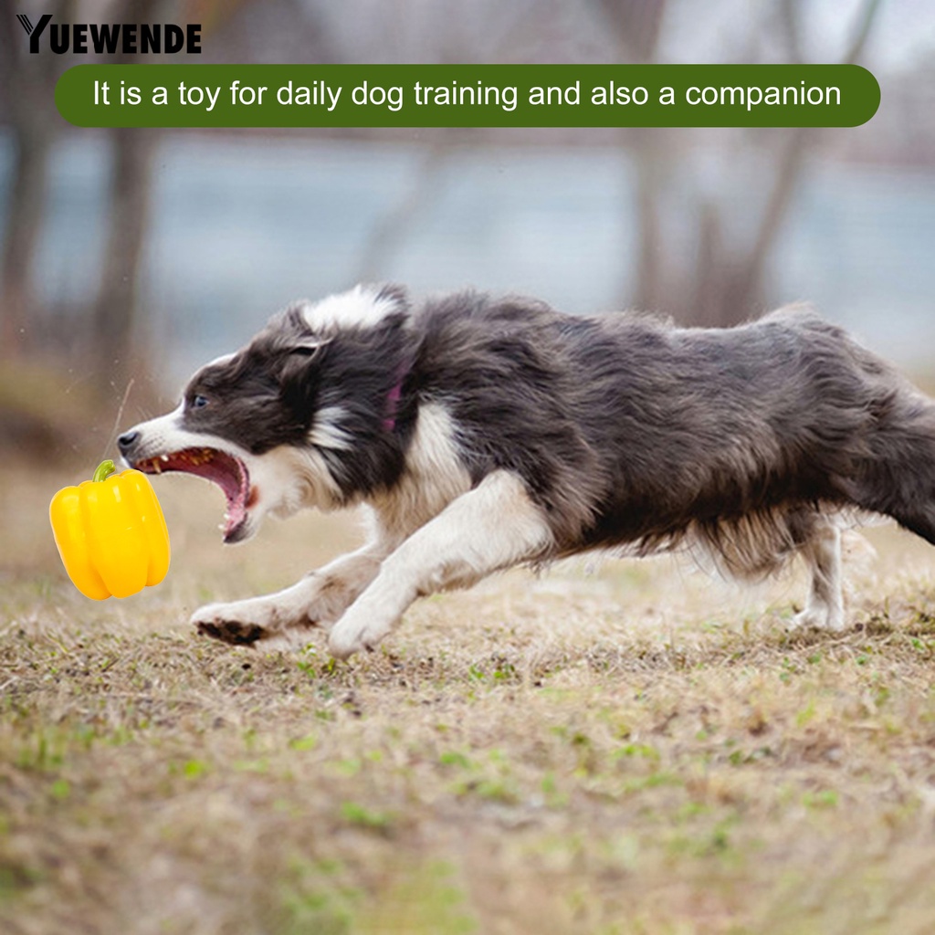 Đồ Chơi Nhai Hình Quả Ớt Nhiều Màu Sắc Tích Hợp Tiếng Kêu Vui Nhộn Cho Thú Cưng