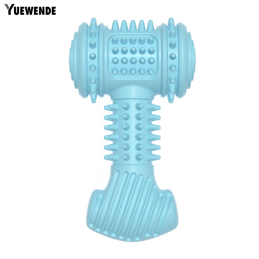 Đồ Chơi Nhai Gặm Giảm Căng Thẳng Hình Búa TPR Màu Trơn Chống Rơi Dễ Vệ Sinh Cho Cún Cưng