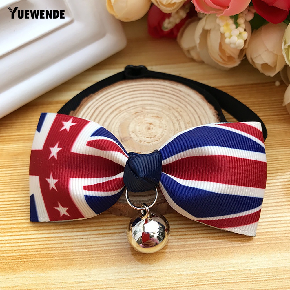 Vòng Cổ Gắn Nơ Thời Trang Có Thể Điều Chỉnh Cho Thú Cưng
