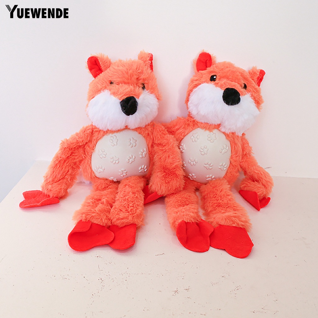 Yr.t Đồ Chơi Nhai Hình Cáo Chân Dài Nhồi Bông Mềm Mại Chống Cắn Tương Tác Có Âm Thanh Vui Nhộn Cho Cún Cưng