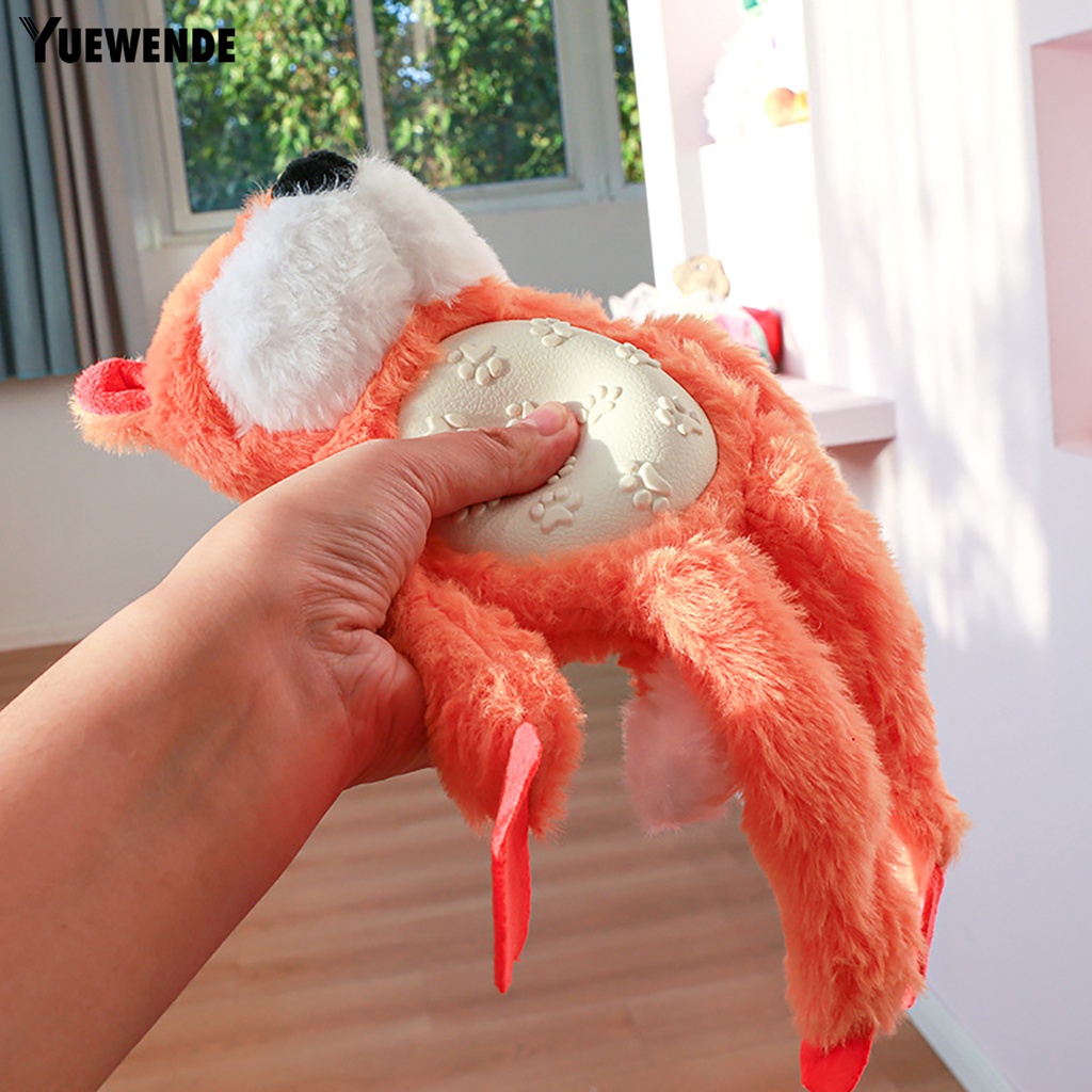 Yr.t Đồ Chơi Nhai Hình Cáo Chân Dài Nhồi Bông Mềm Mại Chống Cắn Tương Tác Có Âm Thanh Vui Nhộn Cho Cún Cưng