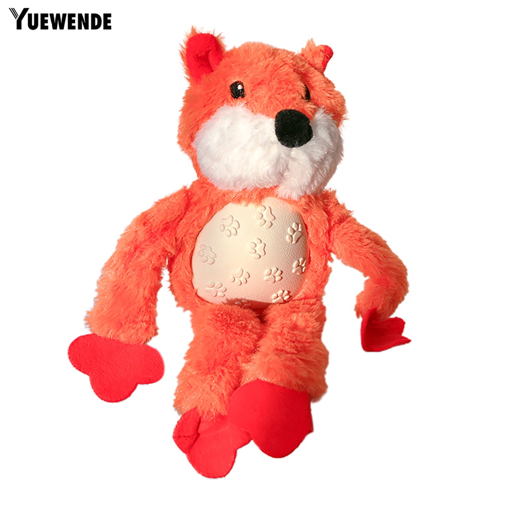 Yr.t Đồ Chơi Nhai Hình Cáo Chân Dài Nhồi Bông Mềm Mại Chống Cắn Tương Tác Có Âm Thanh Vui Nhộn Cho Cún Cưng