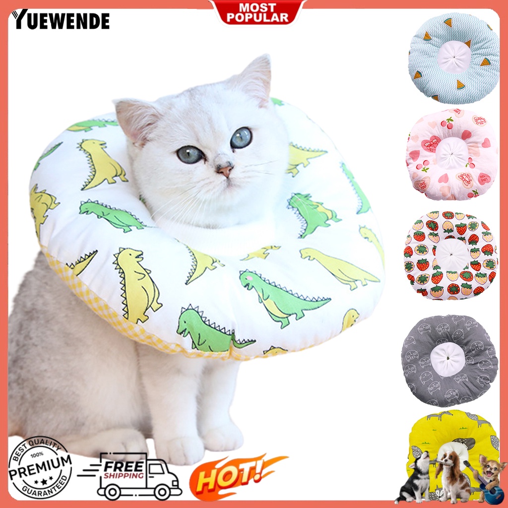 Vòng Cổ Bằng Cotton Siêu Mềm Thoáng Khí Thoải Mái Dành Cho Mèo Cưng