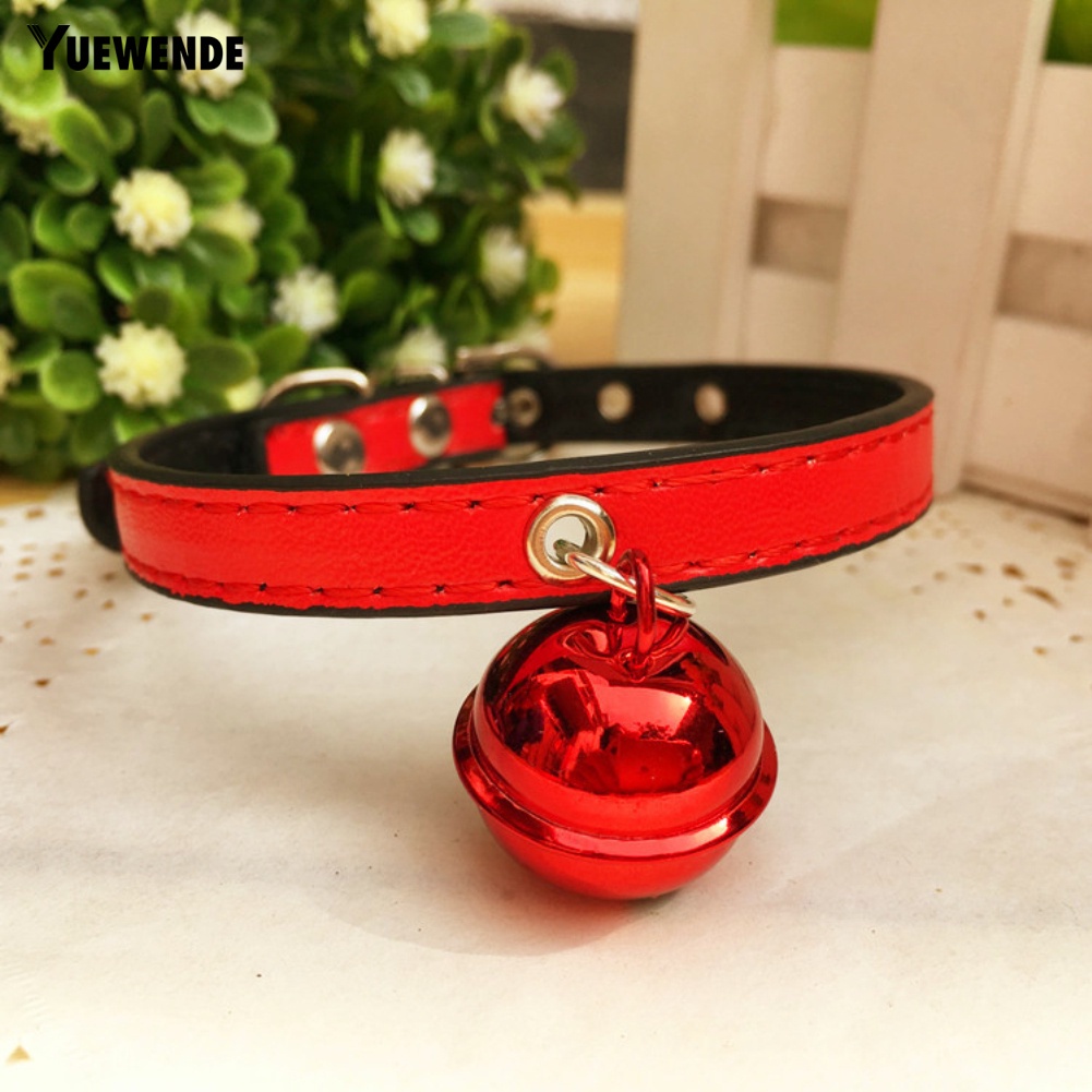 Vòng Cổ Giả Da Có Chuông Thời Trang Dành Cho Thú Cưng