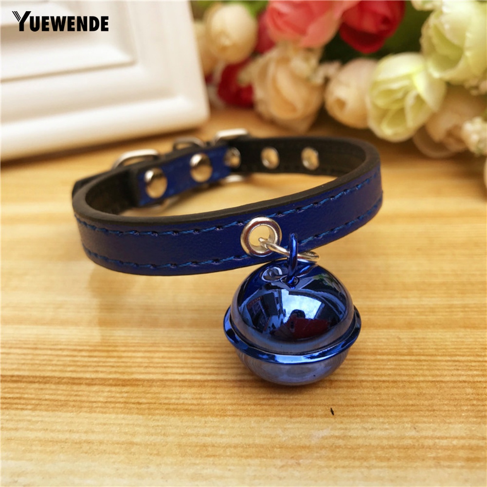 Vòng Cổ Giả Da Có Chuông Thời Trang Dành Cho Thú Cưng