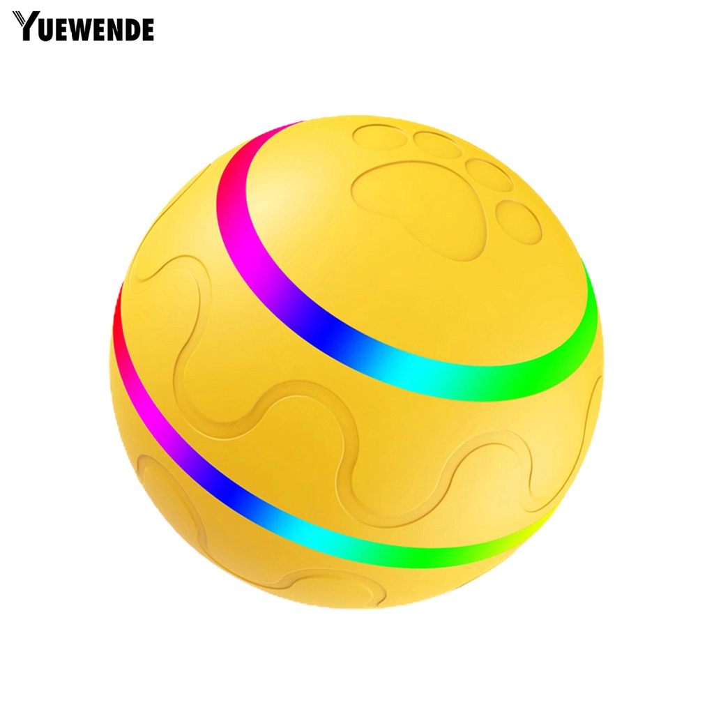 Đồ Chơi Bóng Xoay Tự Động Chống Cắn Chống Thấm Nước Có Thể Sạc Lại Bằng Cổng USB Và Điều Khiển Từ Xa Màu Sắc Dành Cho Cún Cưng