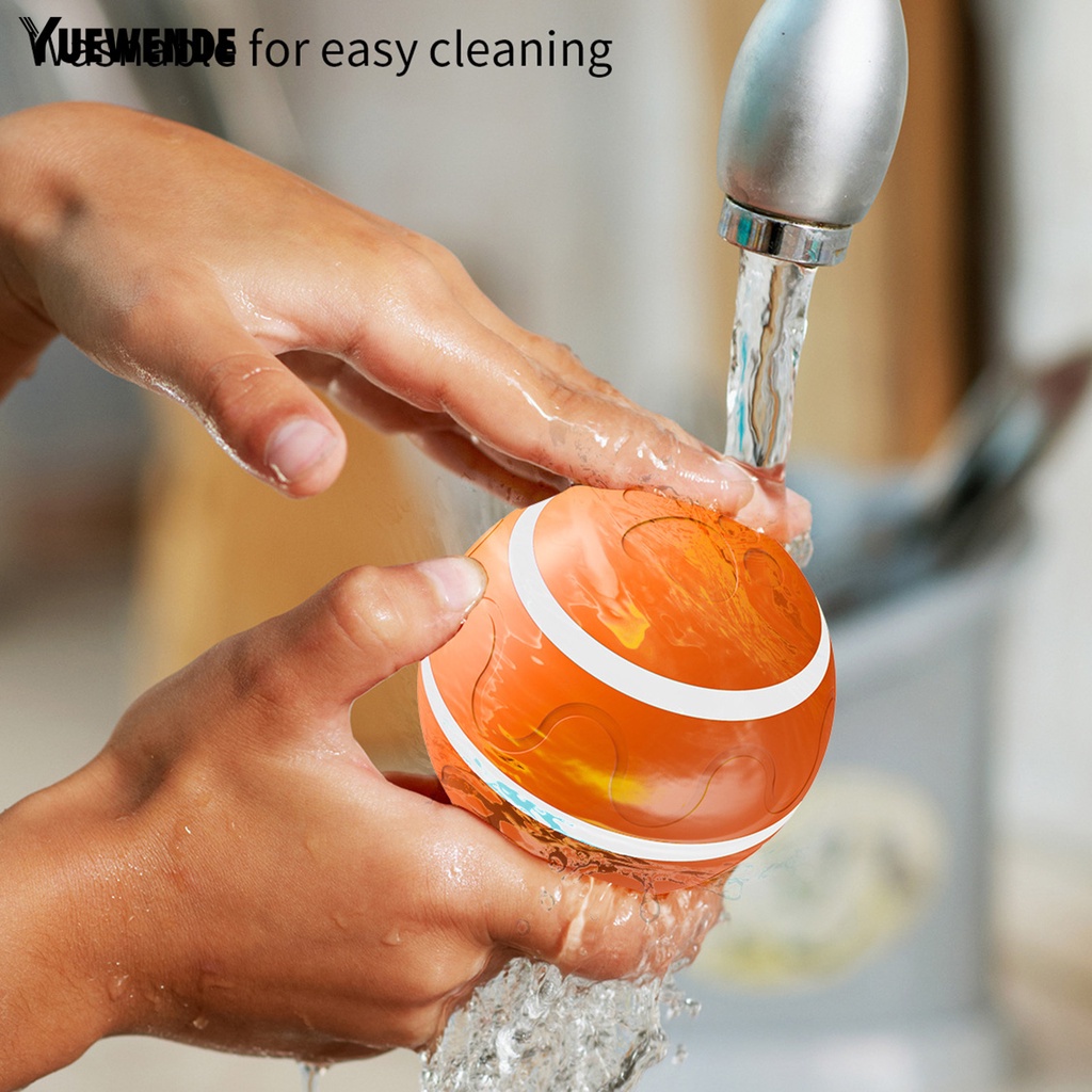 Đồ Chơi Bóng Xoay Tự Động Chống Cắn Chống Thấm Nước Có Thể Sạc Lại Bằng Cổng USB Và Điều Khiển Từ Xa Màu Sắc Dành Cho Cún Cưng