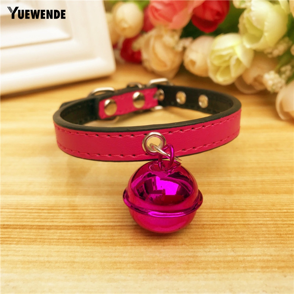 Vòng Cổ Giả Da Có Chuông Thời Trang Dành Cho Thú Cưng