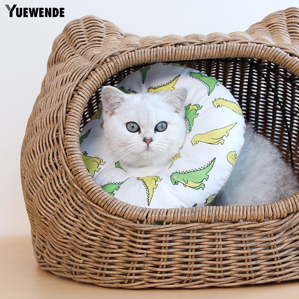 Vòng Cổ Bằng Cotton Siêu Mềm Thoáng Khí Thoải Mái Dành Cho Mèo Cưng