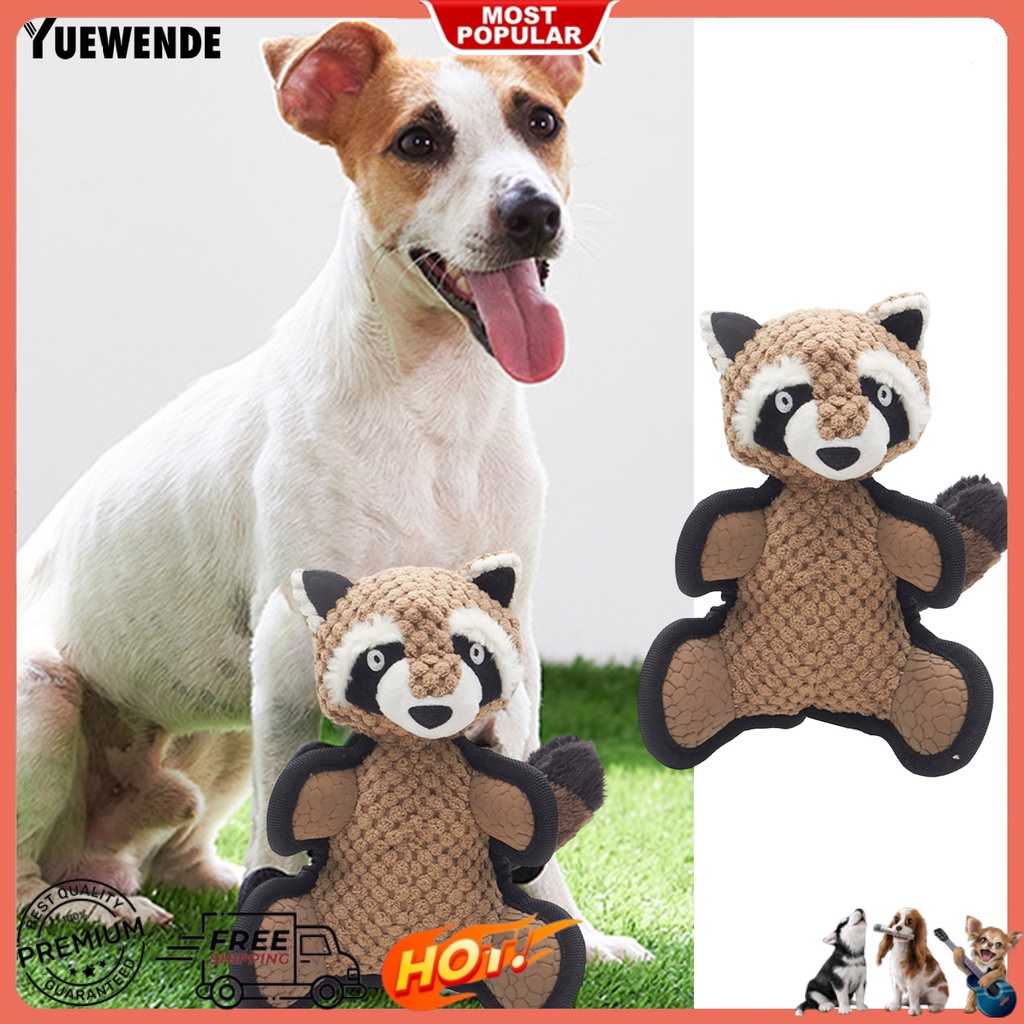 Đồ Chơi Mềm Mại Có Âm Thanh Hình Gấu Mèo Dễ Thương Cho Thú Cưng