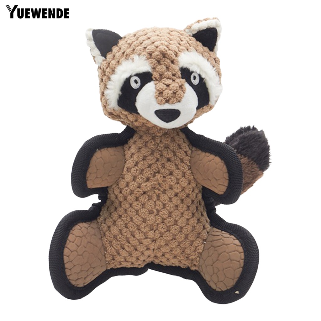 Đồ Chơi Mềm Mại Có Âm Thanh Hình Gấu Mèo Dễ Thương Cho Thú Cưng