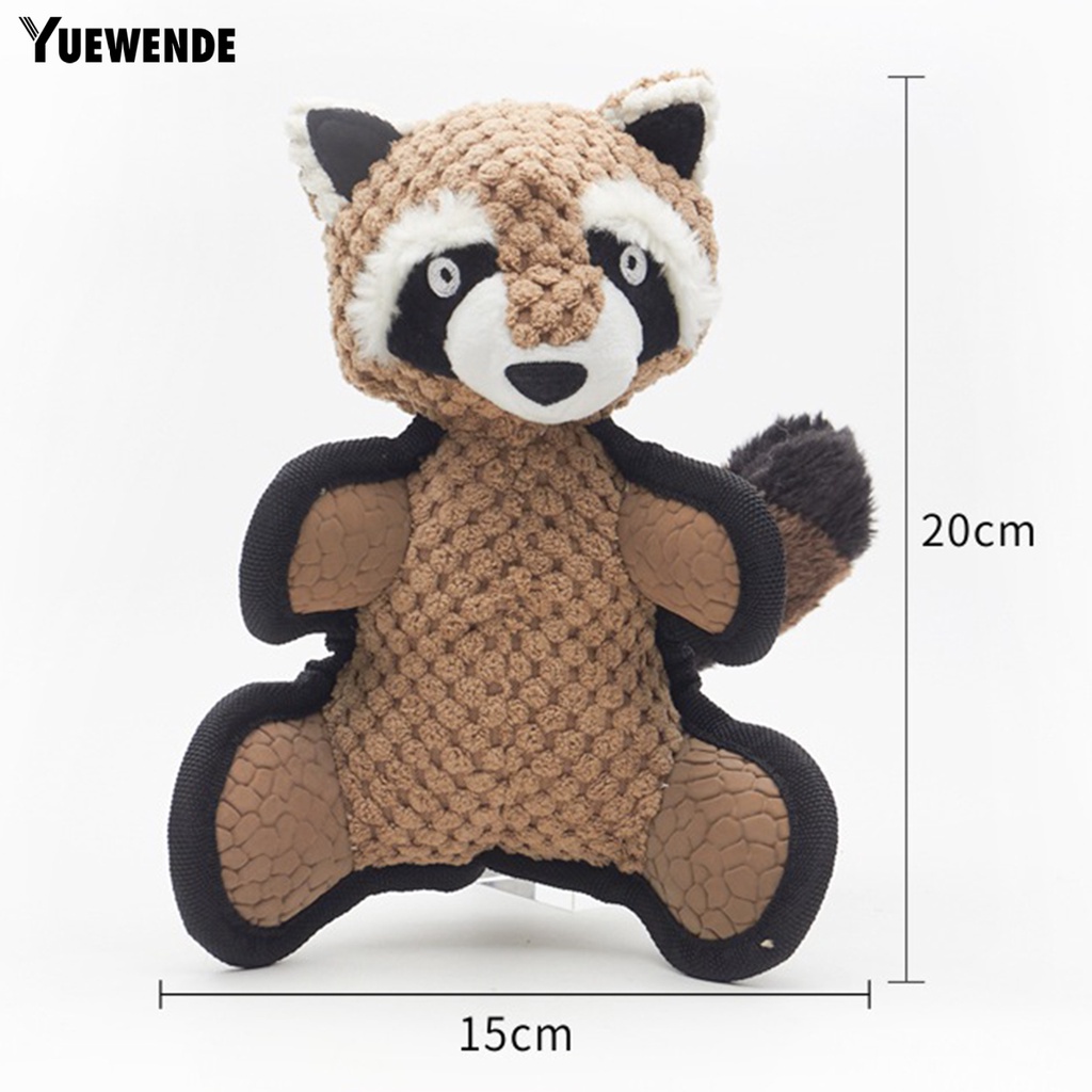 Đồ Chơi Mềm Mại Có Âm Thanh Hình Gấu Mèo Dễ Thương Cho Thú Cưng