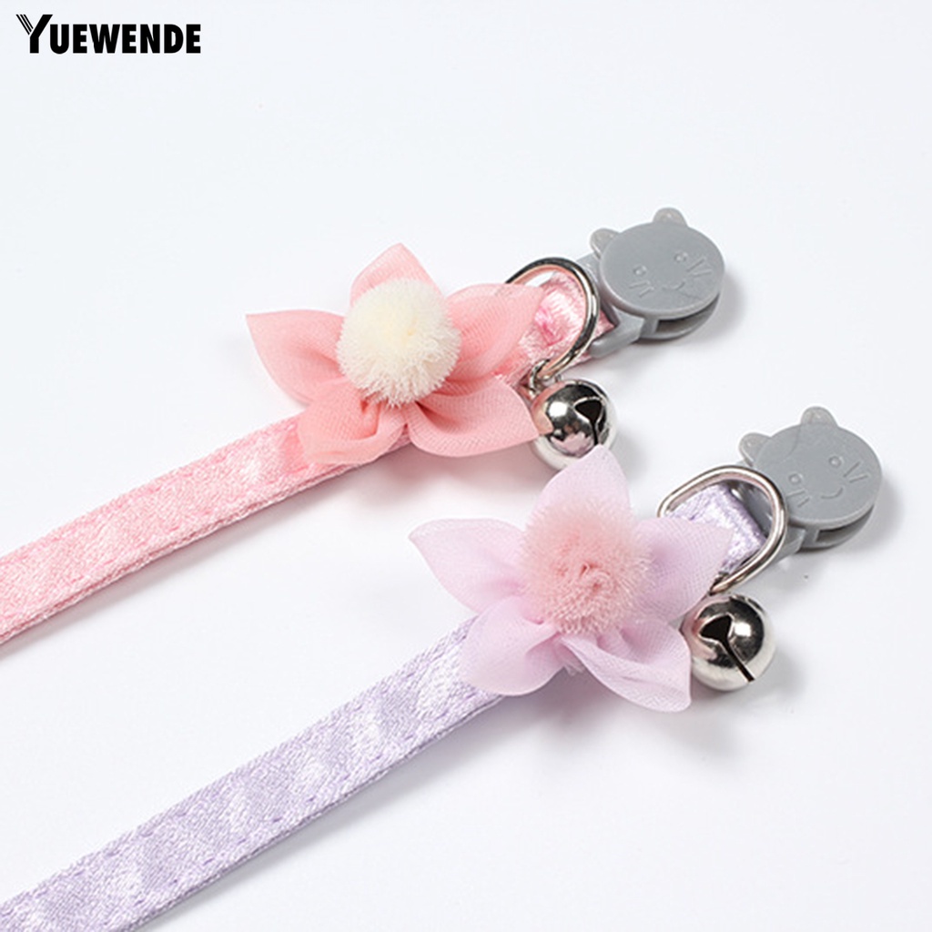 Vòng Cổ Co Giãn Thoáng Khí Có Khóa Cài Và Chuông Phản Quang Dành Cho Thú Cưng