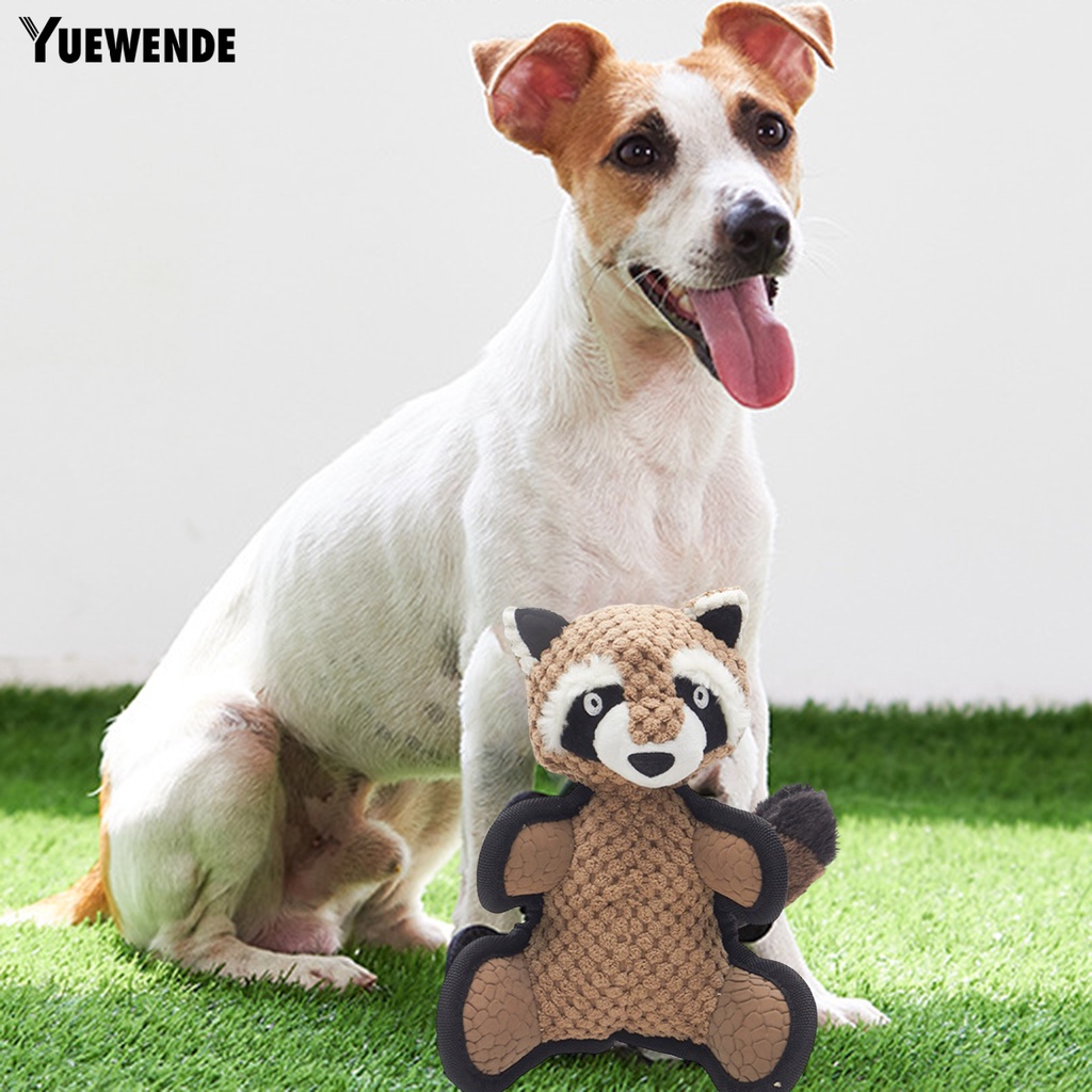 Đồ Chơi Mềm Mại Có Âm Thanh Hình Gấu Mèo Dễ Thương Cho Thú Cưng