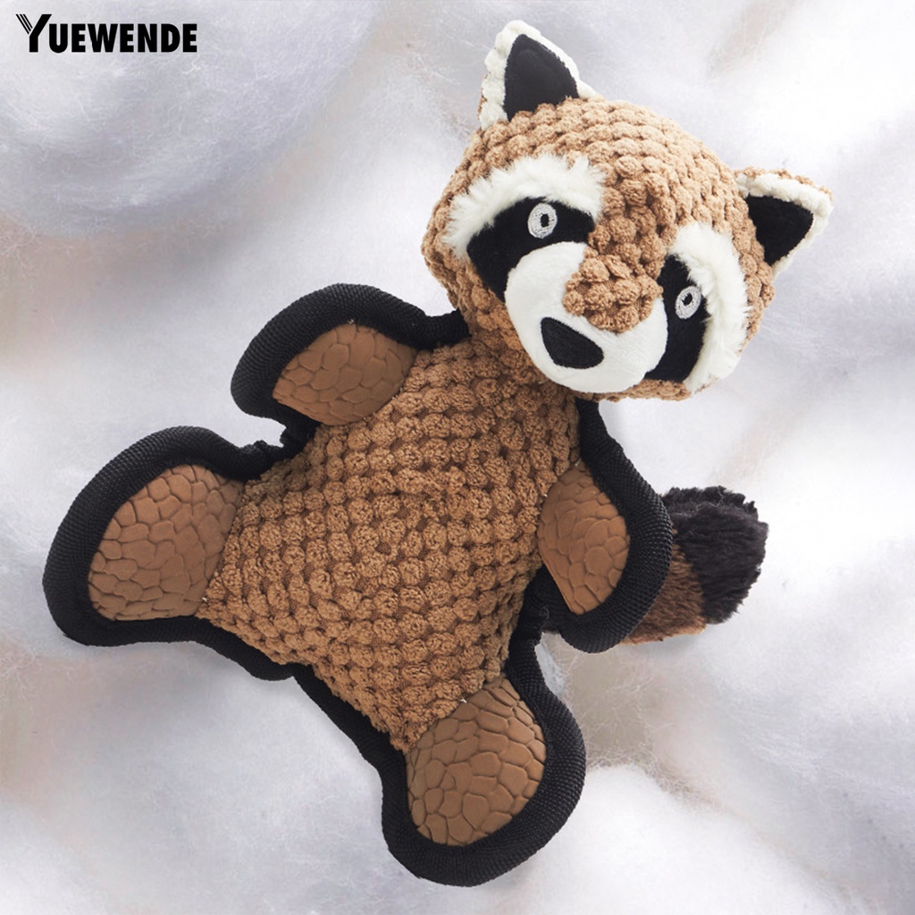 Đồ Chơi Mềm Mại Có Âm Thanh Hình Gấu Mèo Dễ Thương Cho Thú Cưng