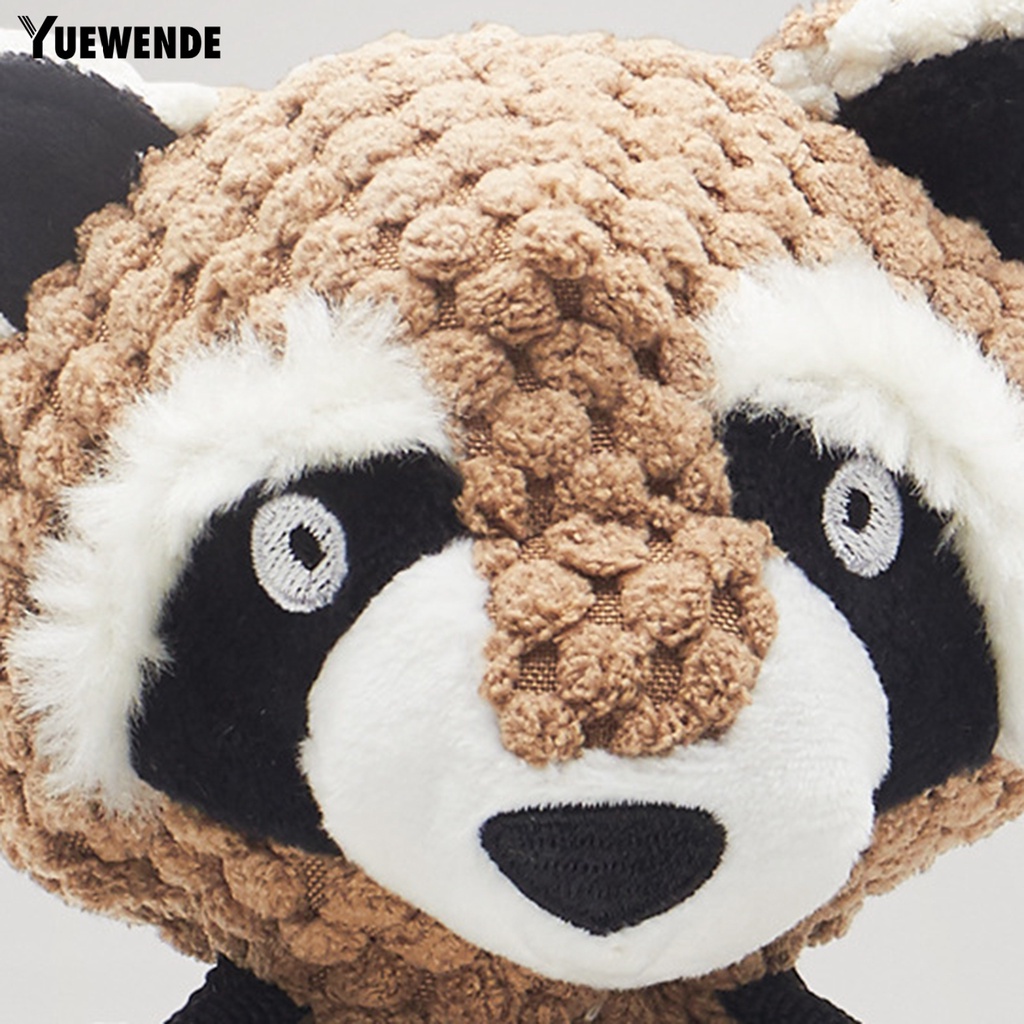 Đồ Chơi Mềm Mại Có Âm Thanh Hình Gấu Mèo Dễ Thương Cho Thú Cưng