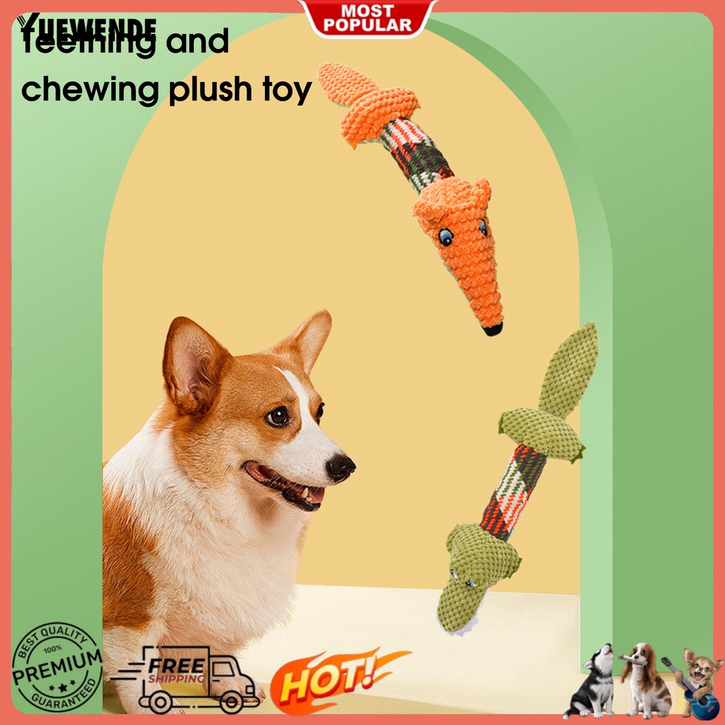 Yr.t Đồ Chơi Thú Nhồi Bông Hình Cáo Thắt Nút Có Âm Thanh Tích Hợp Giọng Nói Thêu Hoạt Hình Màu Cam Nhẹ Nhàng