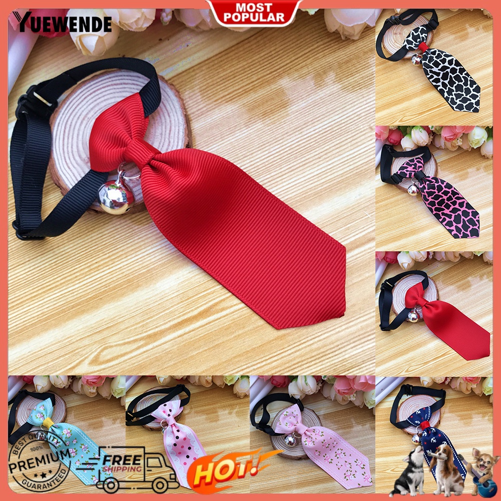 Cà Vạt Đeo Cổ Gắn Chuông Có Thể Điều Chỉnh Thời Trang Cho Thú Cưng