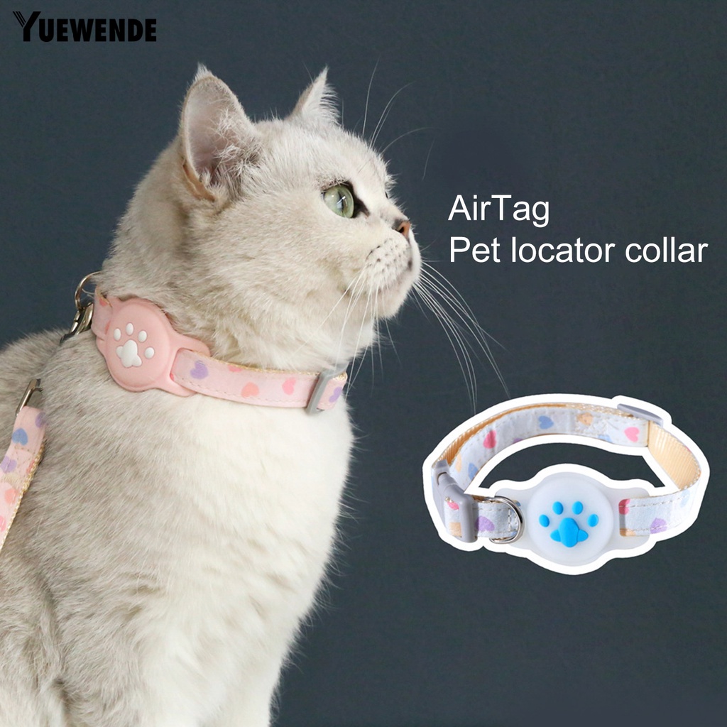 Bộ Vòng Cổ Chống Thất Lạc Cho Thú Cưng Bằng Silicon Màu Dạ Quang Có Thể Điều Chỉnh Kích Cỡ 1 Bộ