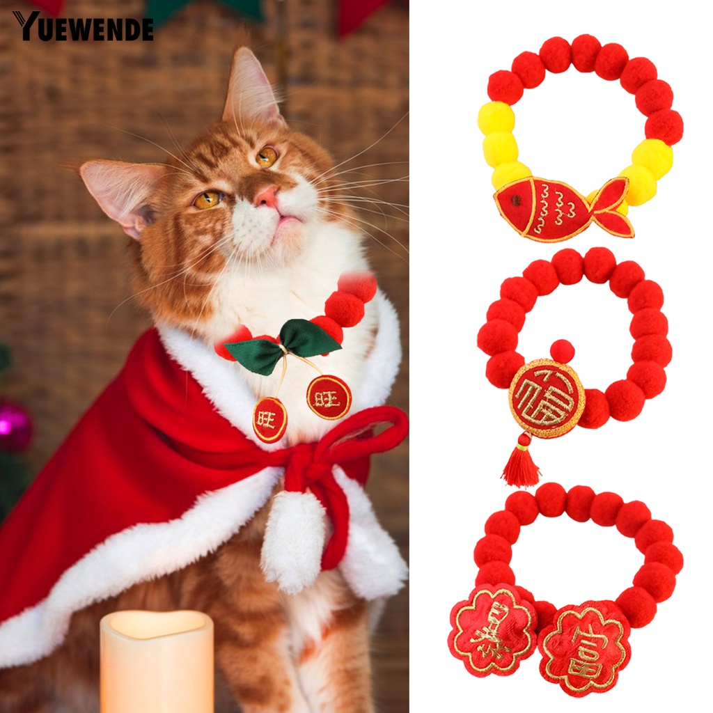 Yr.t Vòng Cổ Đính Nơ Siêu Mềm Không Phai Màu Bằng Polyester Siêu Nhẹ Thân Thiện Với Da Cho Thú Cưng Chụp Ảnh