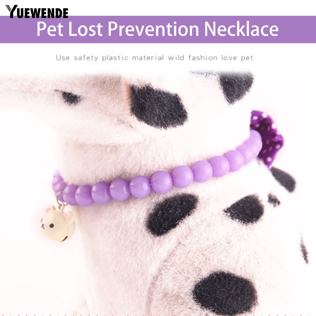 Vòng Cổ Gắn Hạt Nơ In Họa Tiết Chấm Bi / Đầu Gấu Hoạt Hình Dùng Làm Đạo Cụ Chụp Ảnh Cho Thú Cưng
