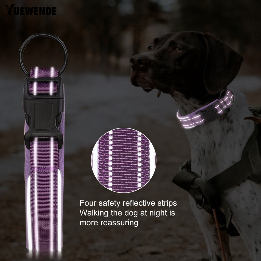 Vòng Cổ Phản Quang Chống Cắn Thoáng Khí An Toàn Dành Cho Thú Cưng