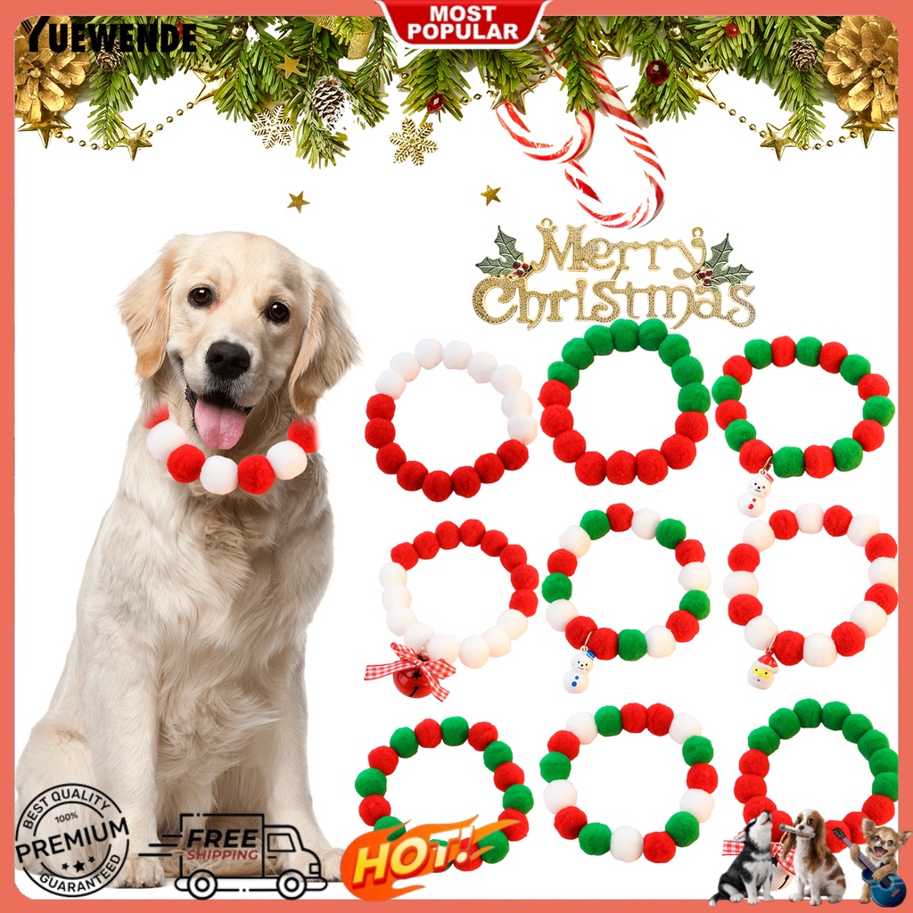 Quả Cầu Lông Xù YR.T Bằng Polyester Mềm Mại Thoải Mái Nhiều Màu Sắc Trang Trí Vòng Cổ Thú Cưng