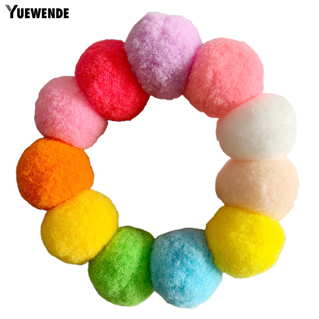 Vòng Cổ Gắn Quả Bông Nhiều Màu Sắc Dành Cho Thú Cưng Chụp Ảnh